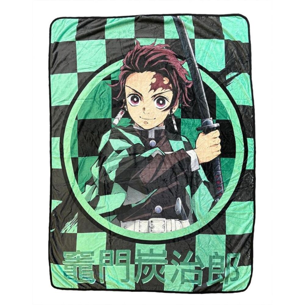 Demon Slayer - Tanjiro Kamado 45x60 Fleece Throw Blanket COLLECTIBLES